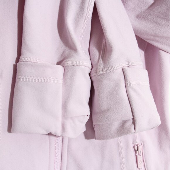 Lululemon Define Jacket *Luon Light Baby Pink Full Zip Thumbholes Cuffins Size 4 - Picture 5 of 15